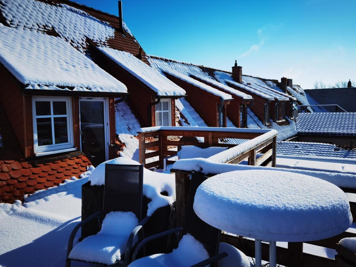 Gemuetliche Dachwohnung Mit Kleiner Oder Grosser Dachterrasse Nebeneinander Wolmirstedt ภายนอก รูปภาพ