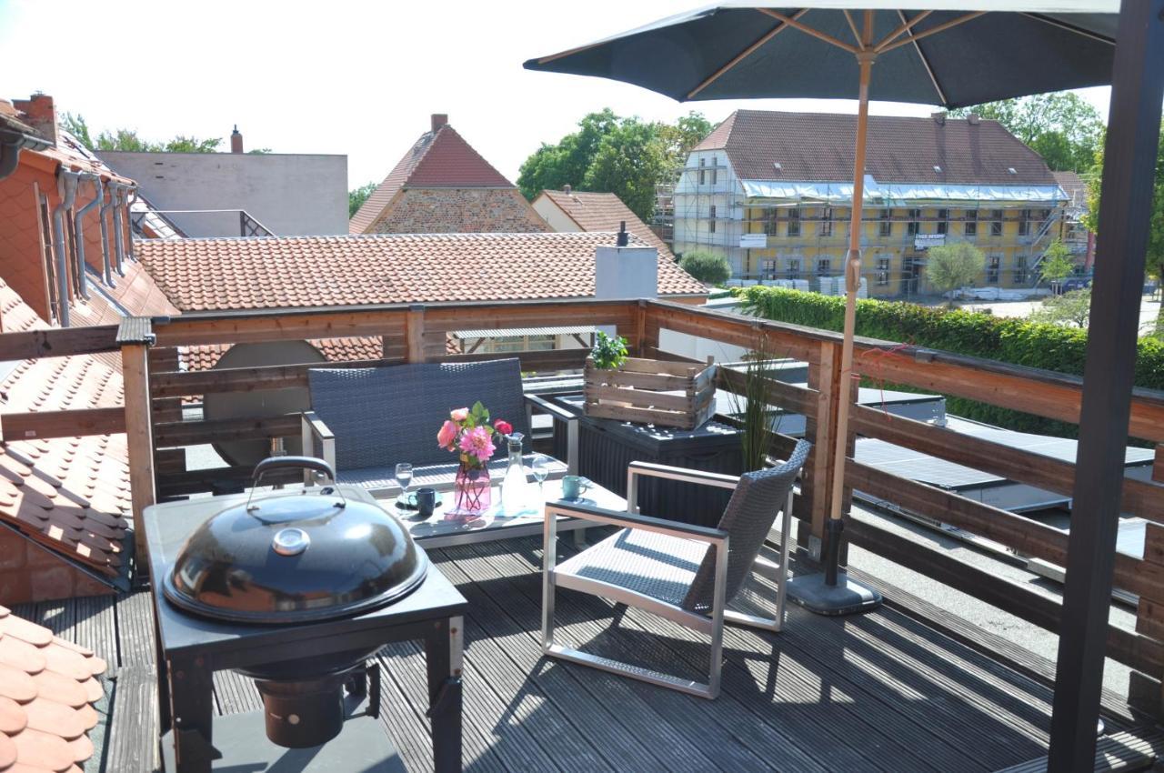 Gemuetliche Dachwohnung Mit Kleiner Oder Grosser Dachterrasse Nebeneinander Wolmirstedt ภายนอก รูปภาพ