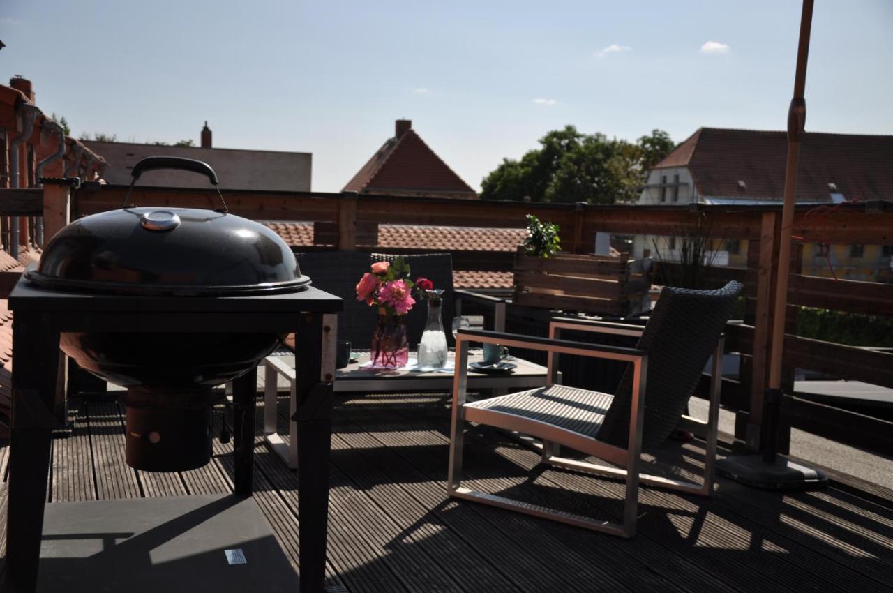 Gemuetliche Dachwohnung Mit Kleiner Oder Grosser Dachterrasse Nebeneinander Wolmirstedt ภายนอก รูปภาพ